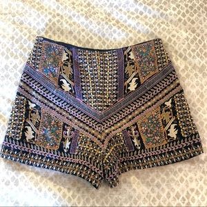 Zara Embroidered Shorts